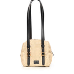 Borsa a tracolla Cubic Bag in rafia 106465 A391C24Q PINKO 