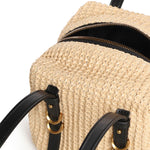 Borsa a tracolla Cubic Bag in rafia 106465 A391C24Q PINKO 