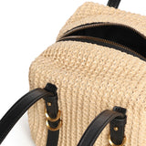 Borsa a tracolla Cubic Bag in rafia 106465 A391C24Q PINKO 