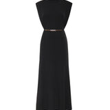 Abito lungo smanicato con catena 106493 A32DZ99 PINKO 