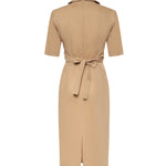Abito midi con fiocco 106499 A34ID41 PINKO 