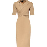 Abito midi con fiocco 106499 A34ID41 PINKO 