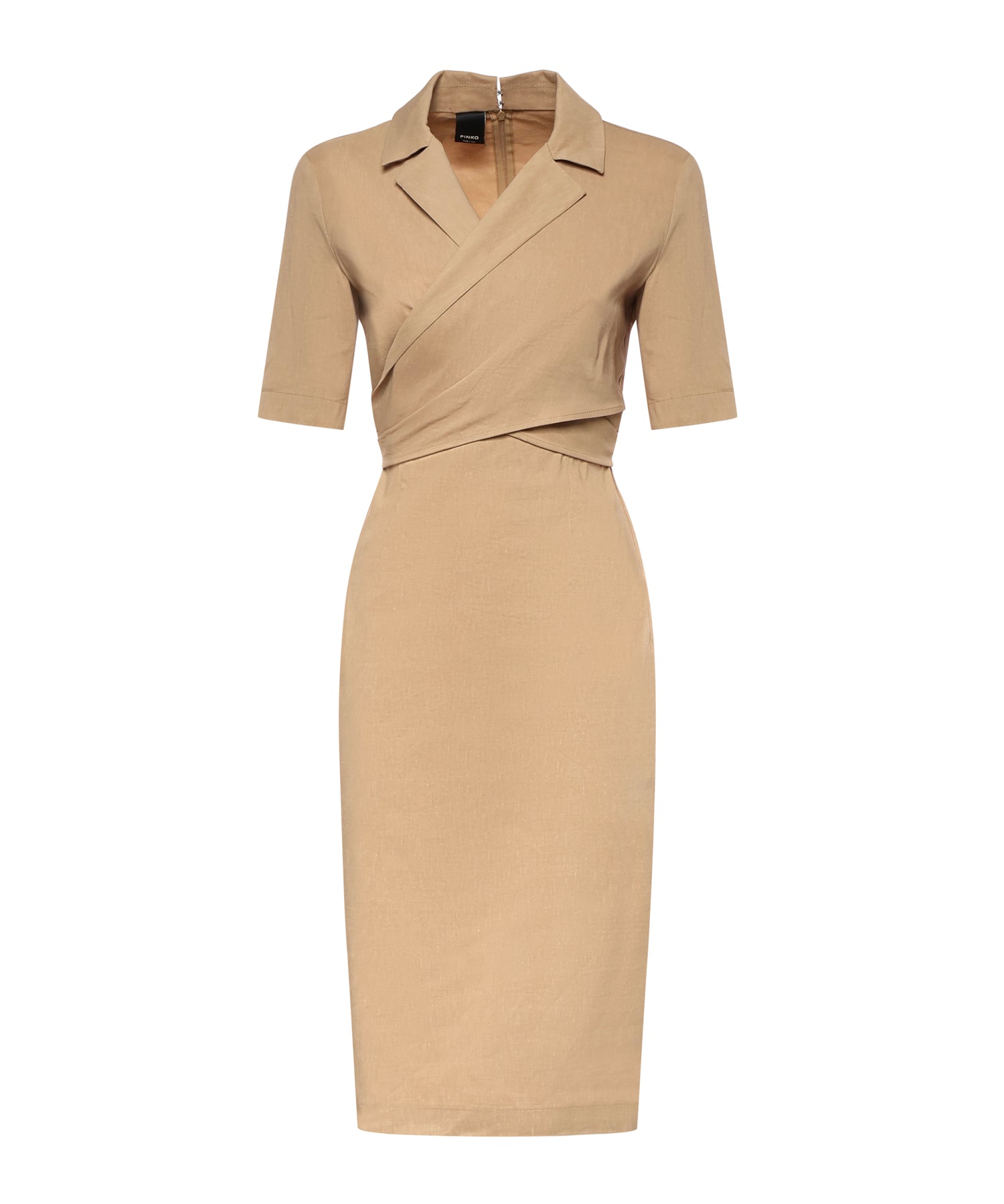 Abito midi con fiocco 106499 A34ID41 PINKO 