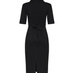 Abito midi con fiocco 106499 A34IZ99 PINKO 