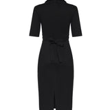 Abito midi con fiocco 106499 A34IZ99 PINKO 