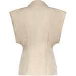Giacca smanicata effetto rustico 106509 A2W6C00 PINKO 