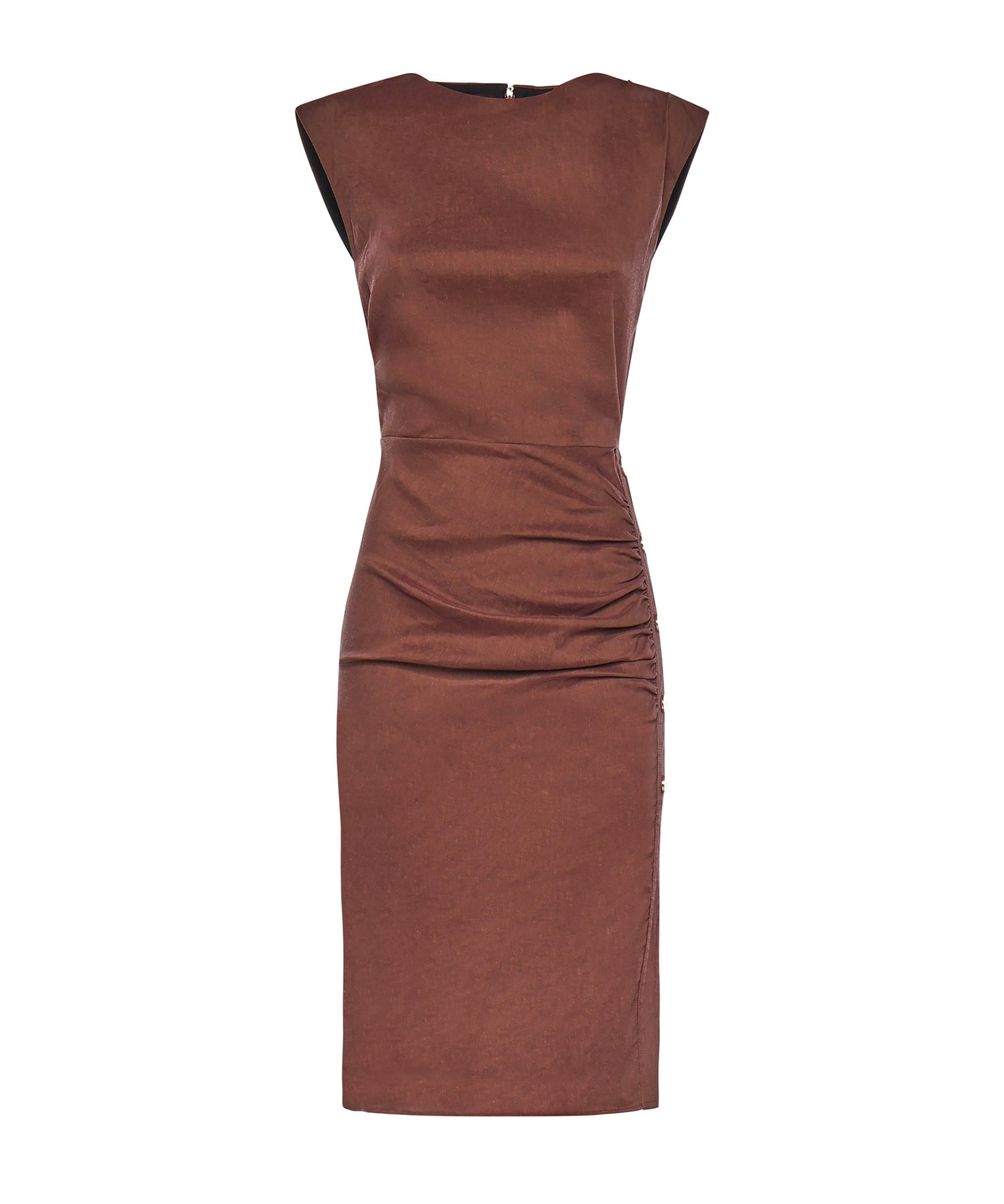 Abito longuette in lino 106521 A34IL78 PINKO 