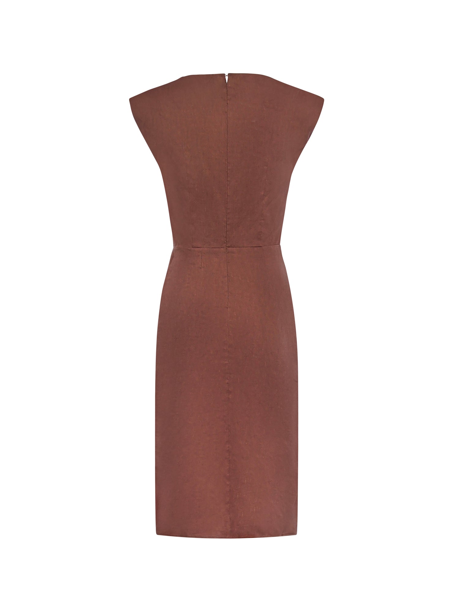 Abito longuette in lino 106521 A34IL78 PINKO 