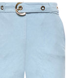 Pantaloni in misto lino con cintura 106548 A34GG45 PINKO 