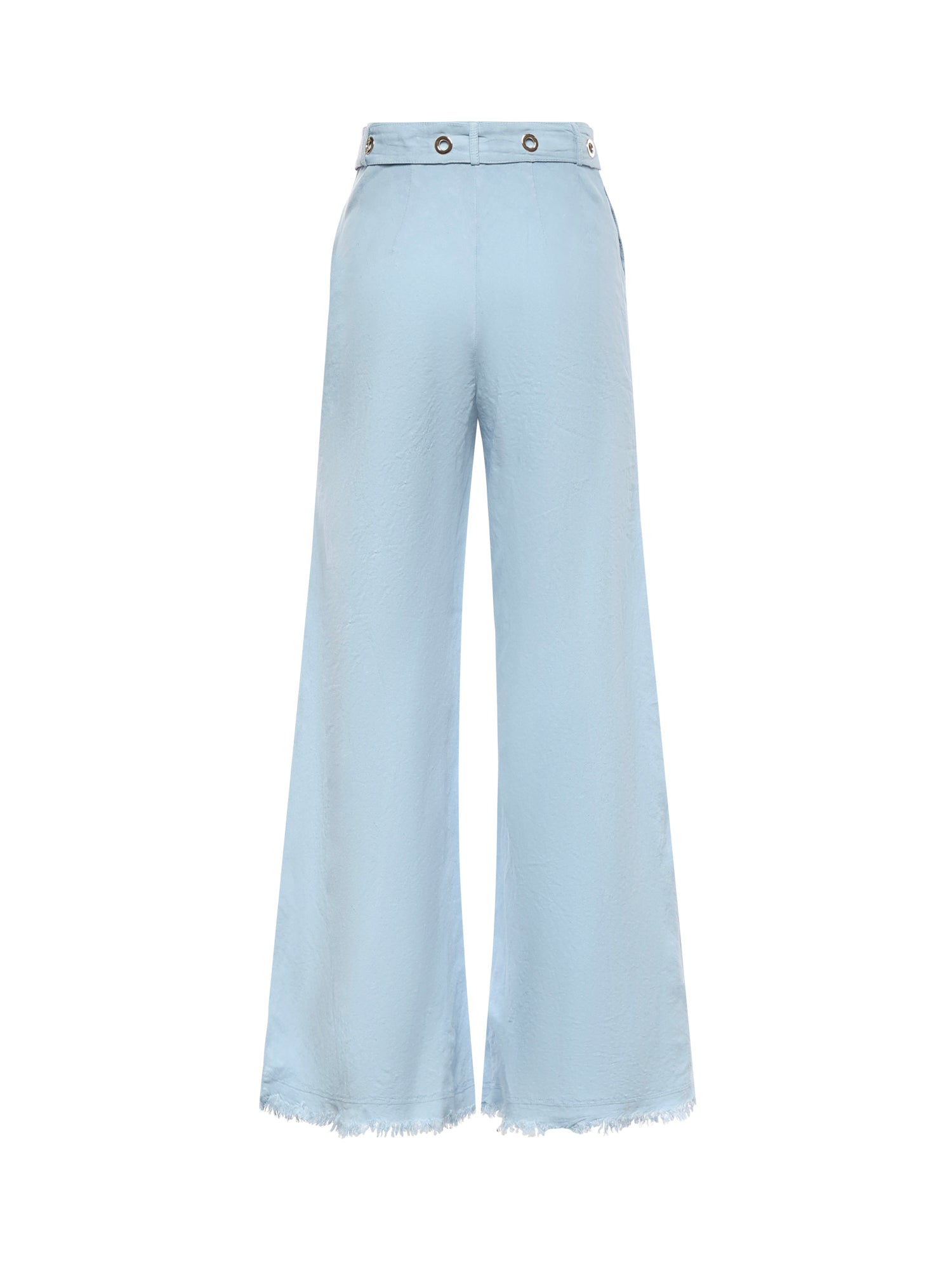 Pantaloni in misto lino con cintura 106548 A34GG45 PINKO 