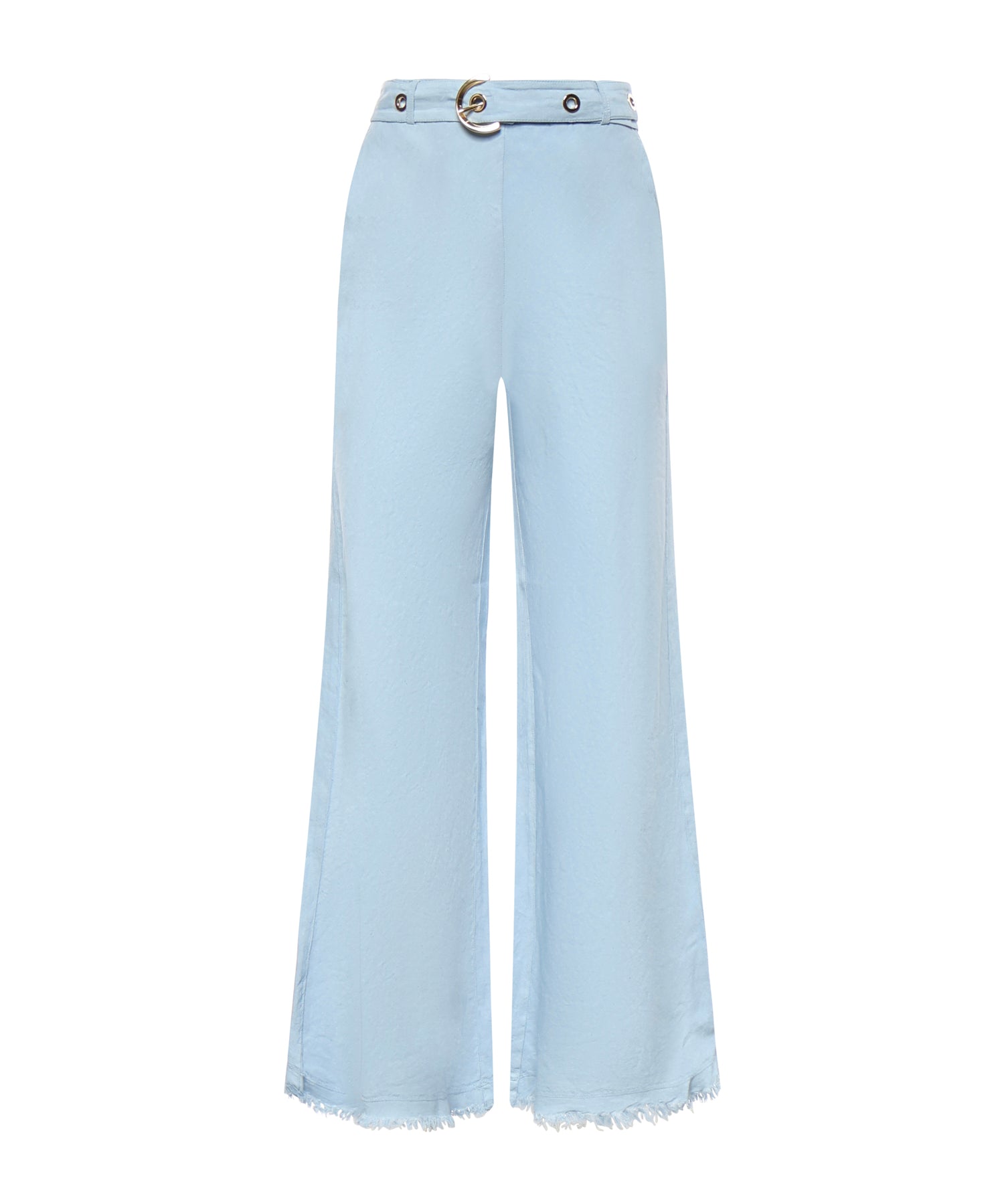 Pantaloni in misto lino con cintura 106548 A34GG45 PINKO 