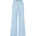 Pantaloni in misto lino con cintura 106548 A34GG45 PINKO 