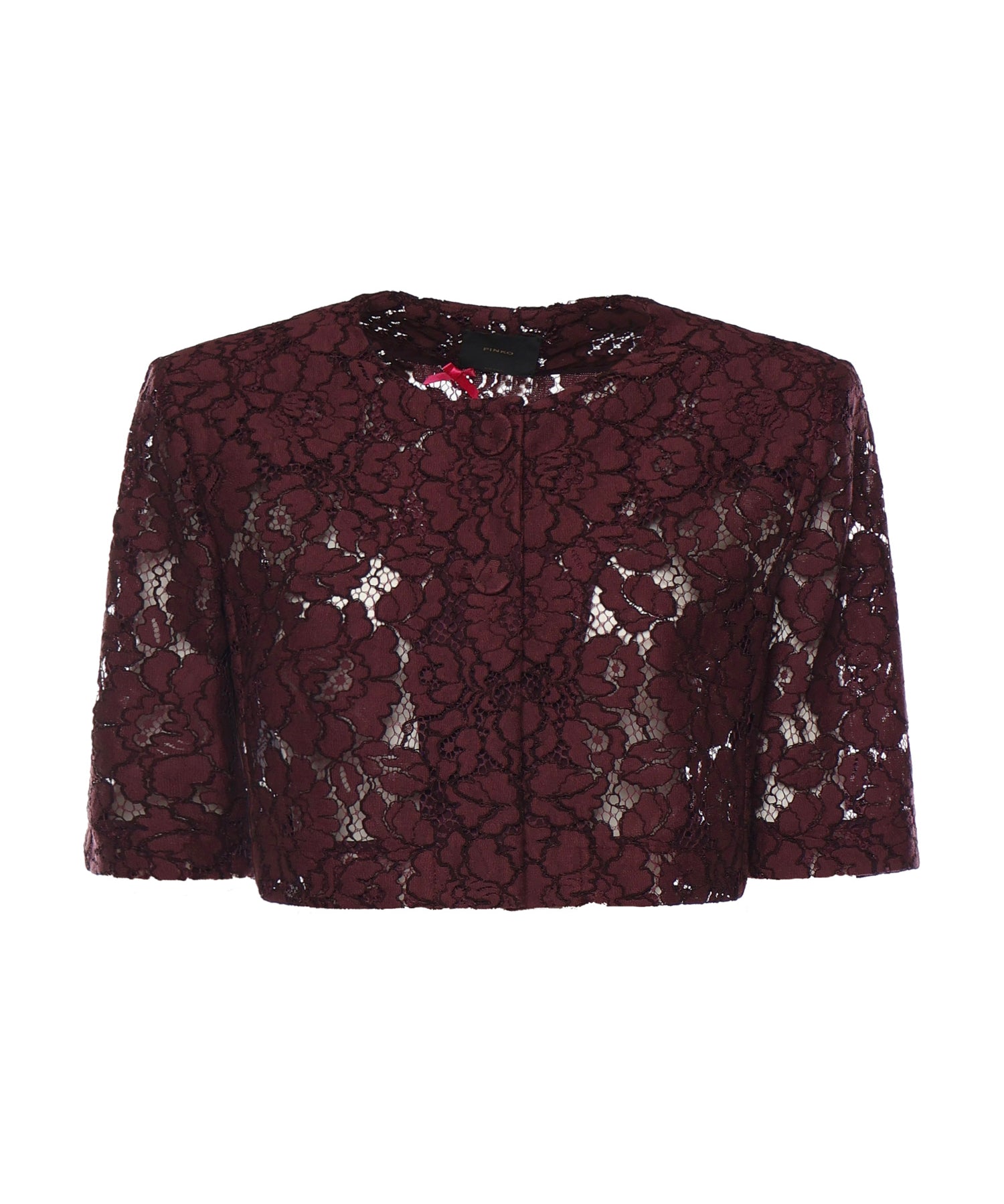 Giacca spencer in pizzo 106552 A330R57 PINKO 