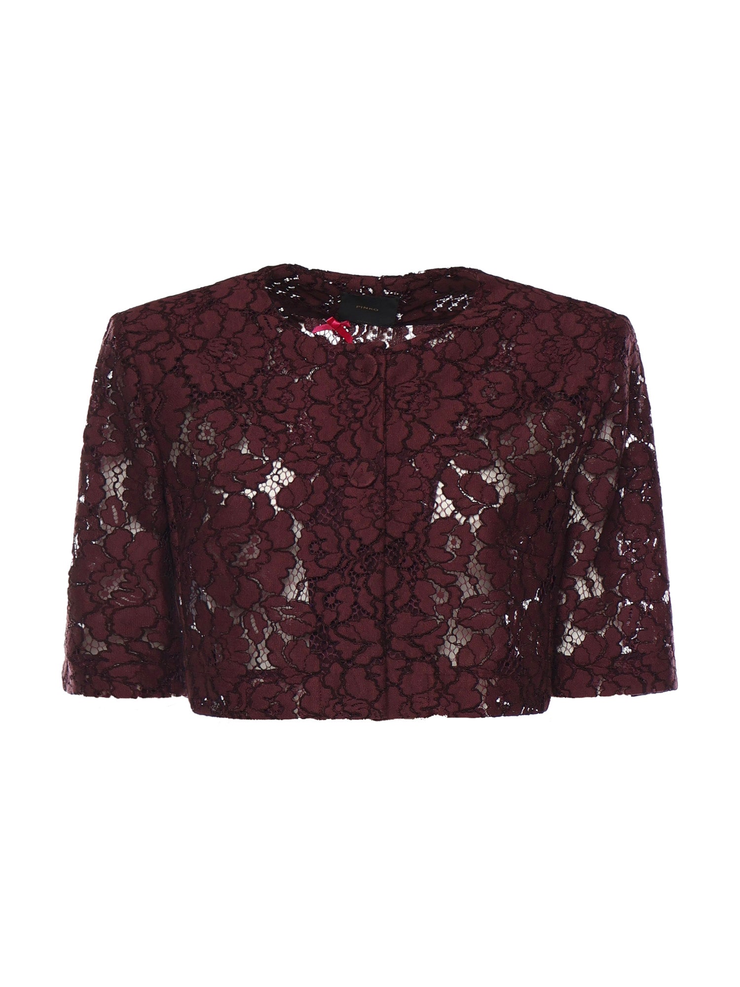 Giacca spencer in pizzo 106552 A330R57 PINKO 