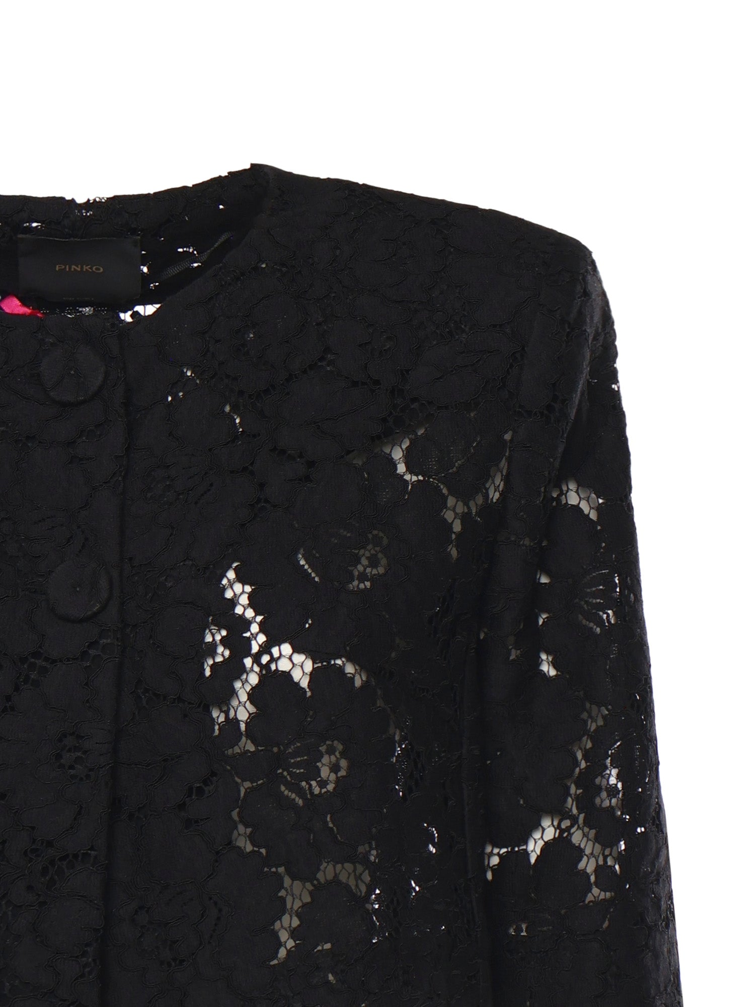 Giacca spencer in pizzo 106552 A330Z99 PINKO 