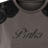 Canotta in jersey con logo 106562 A383L64 PINKO 