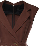 Abito midi a portafoglio con cintura 106565 A2W6L78 PINKO 