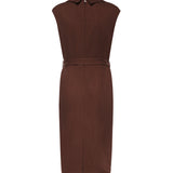 Abito midi a portafoglio con cintura 106565 A2W6L78 PINKO 