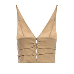 Top Rubye in lino 106567 A34ID41 PINKO 