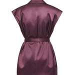 Giacca smanicata in satin 106585 A1Y5R57 PINKO 