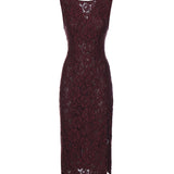 Abito in pizzo floreale 106588 A330R57 PINKO 