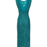 Abito in pizzo floreale 106588 A330V76 PINKO 