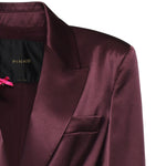 Giacca in satin con cintura 106589 A1Y5R57 PINKO 