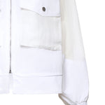 Giacca tecnica con inserti trasparenti 106592 A325Z04 PINKO 