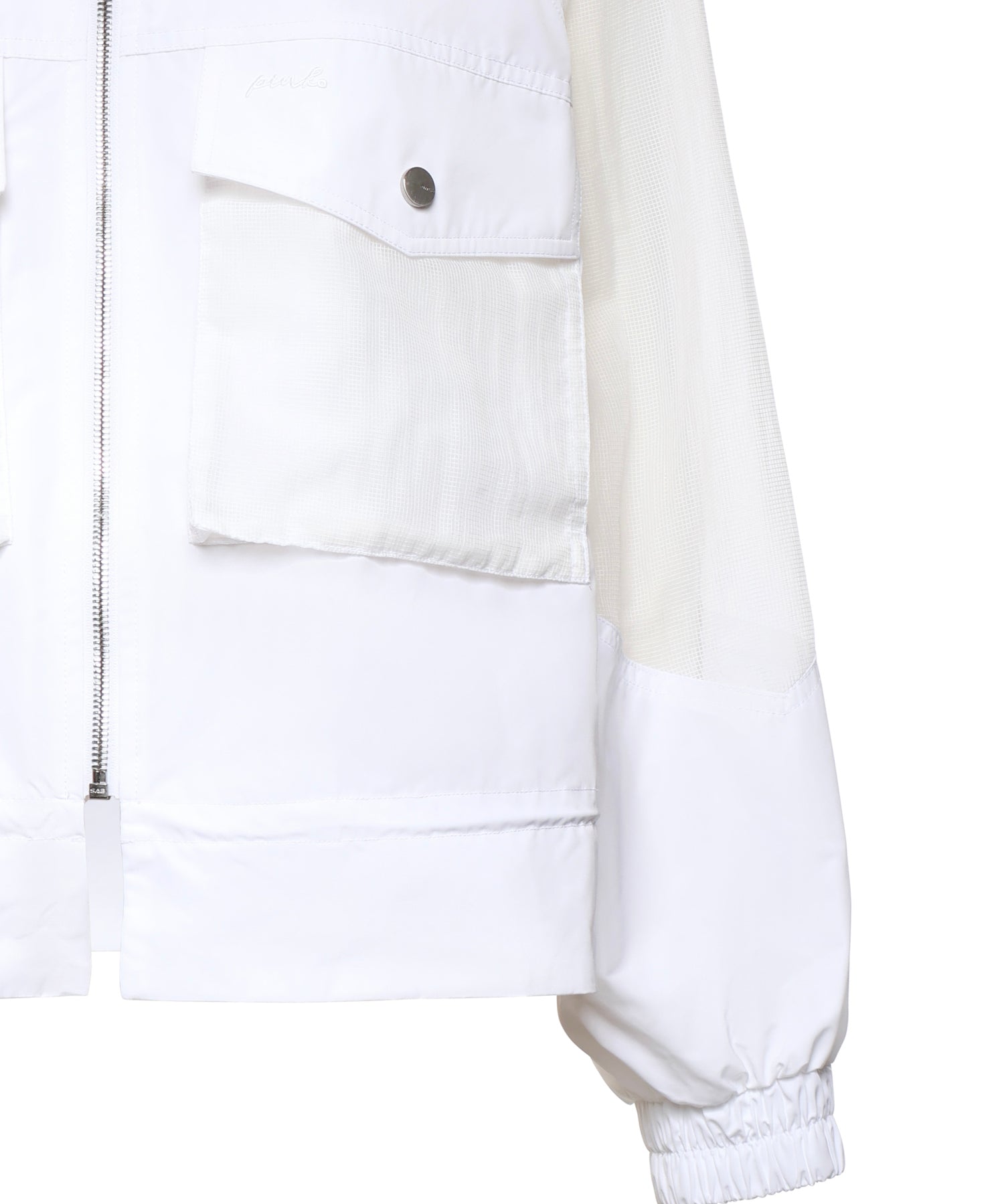 Giacca tecnica con inserti trasparenti 106592 A325Z04 PINKO 