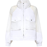 Giacca tecnica con inserti trasparenti 106592 A325Z04 PINKO 