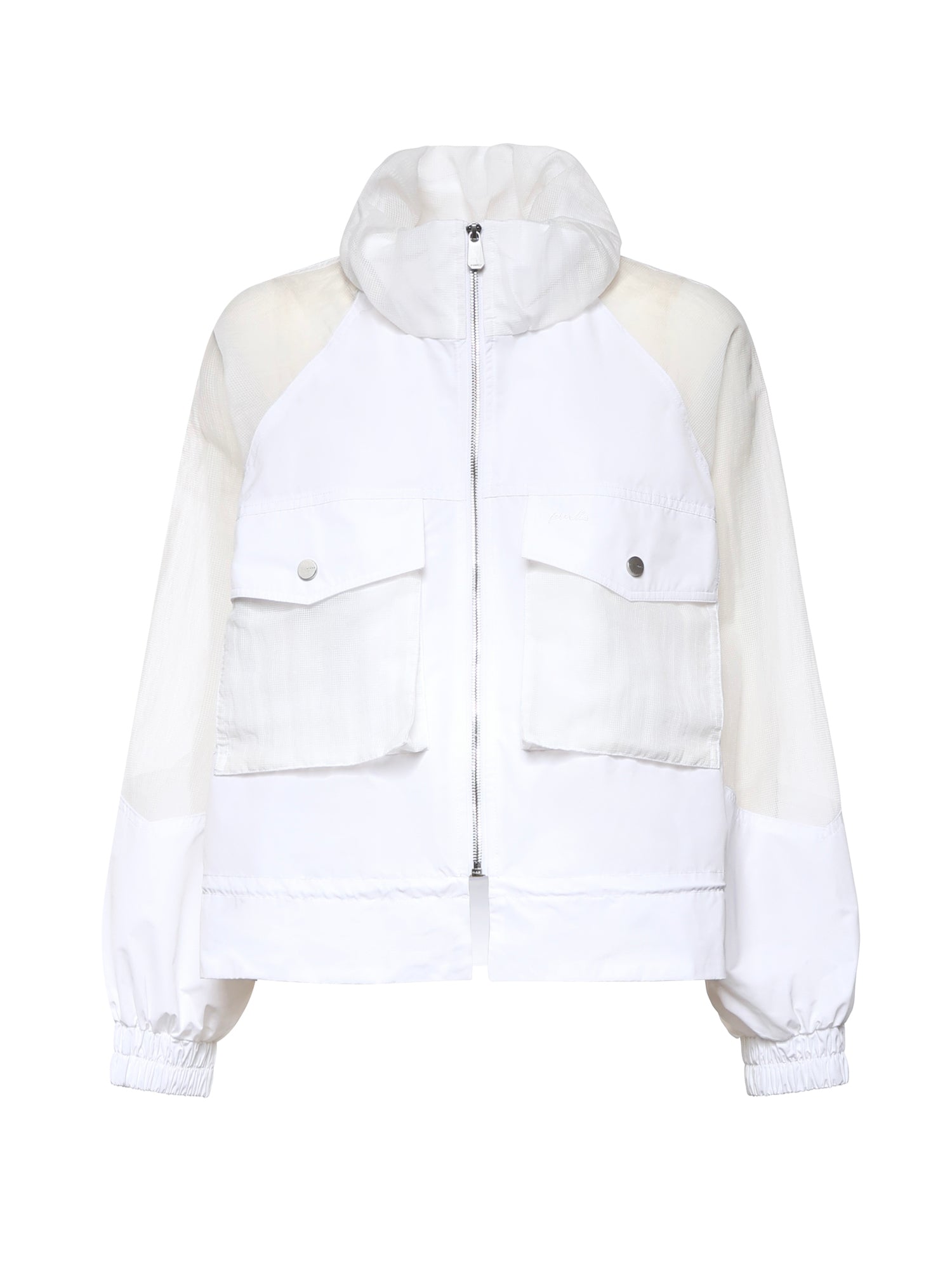 Giacca tecnica con inserti trasparenti 106592 A325Z04 PINKO 