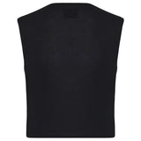 Gilet con bottoni rose gioiello 106593 A2Q2Z99 PINKO 