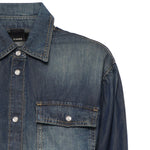 Camicia in denim con maniche a palloncino 106596 A37KPJC PINKO 