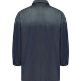 Camicia in denim con maniche a palloncino 106596 A37KPJC PINKO 