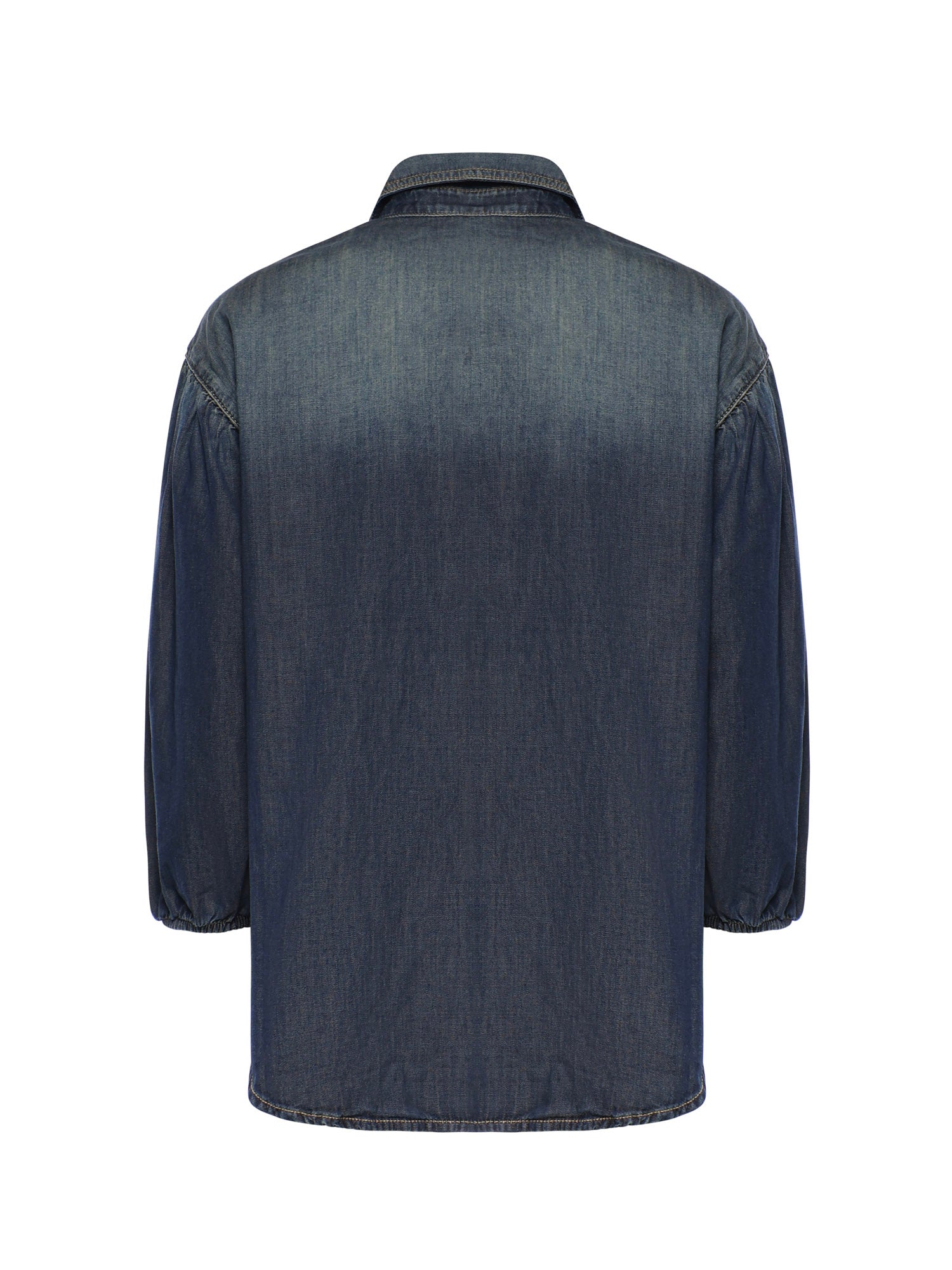 Camicia in denim con maniche a palloncino 106596 A37KPJC PINKO 