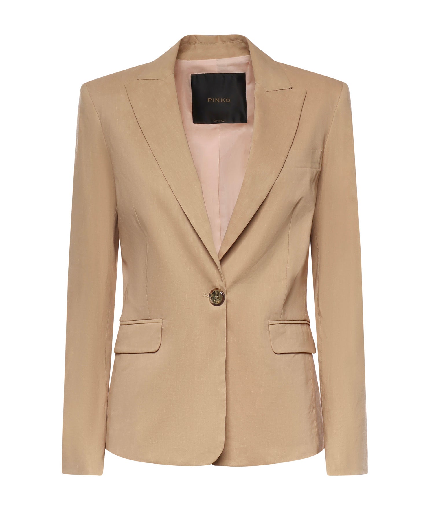 Giacca in misto lino 106597 A34ID41 PINKO 