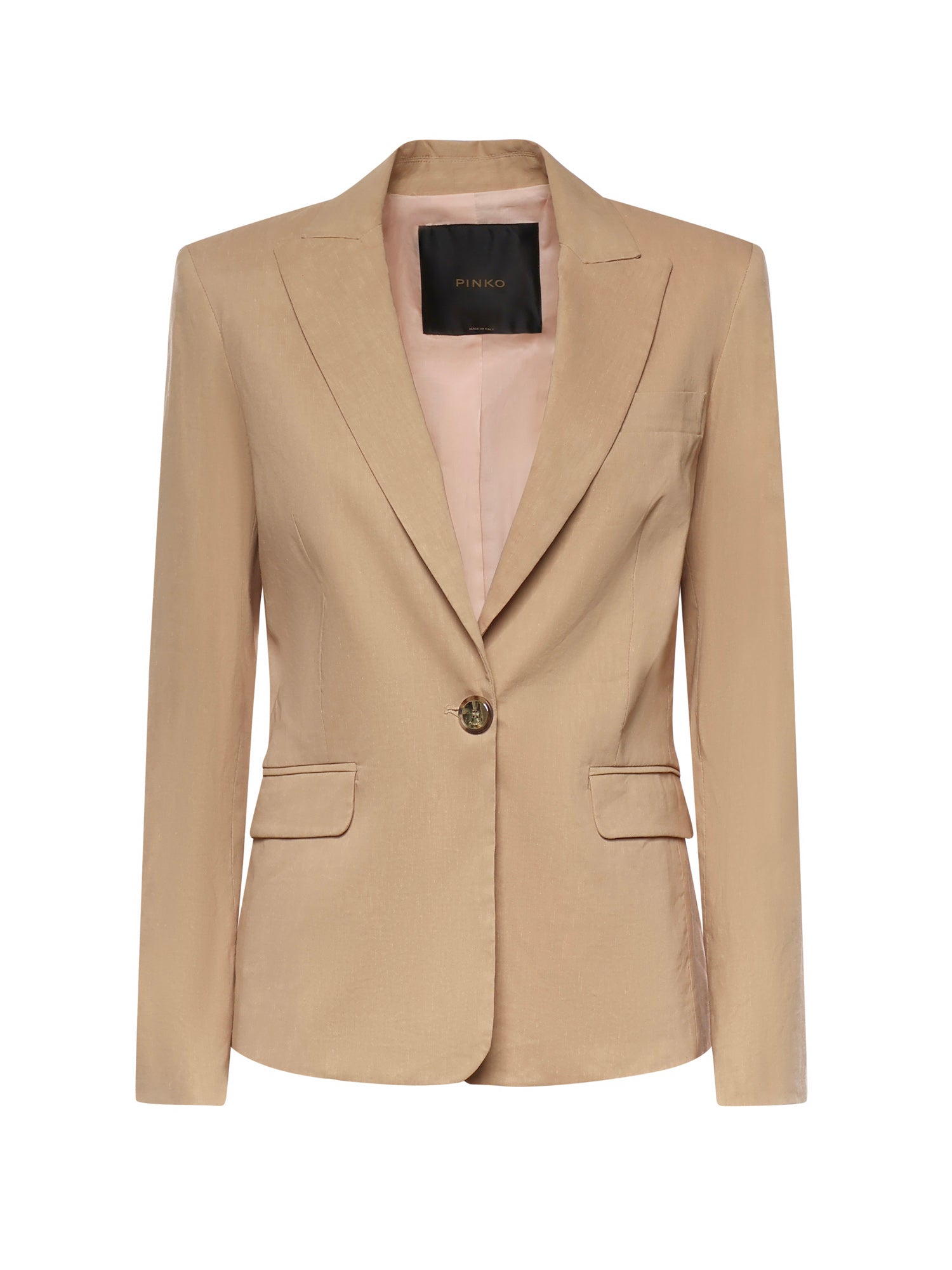 Giacca in misto lino 106597 A34ID41 PINKO 