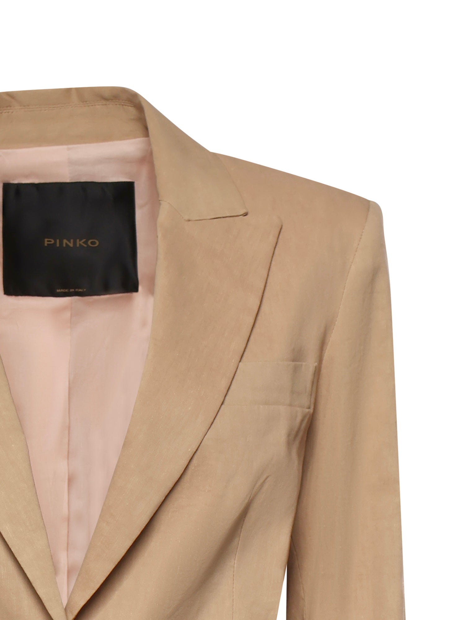 Giacca in misto lino 106597 A34ID41 PINKO 
