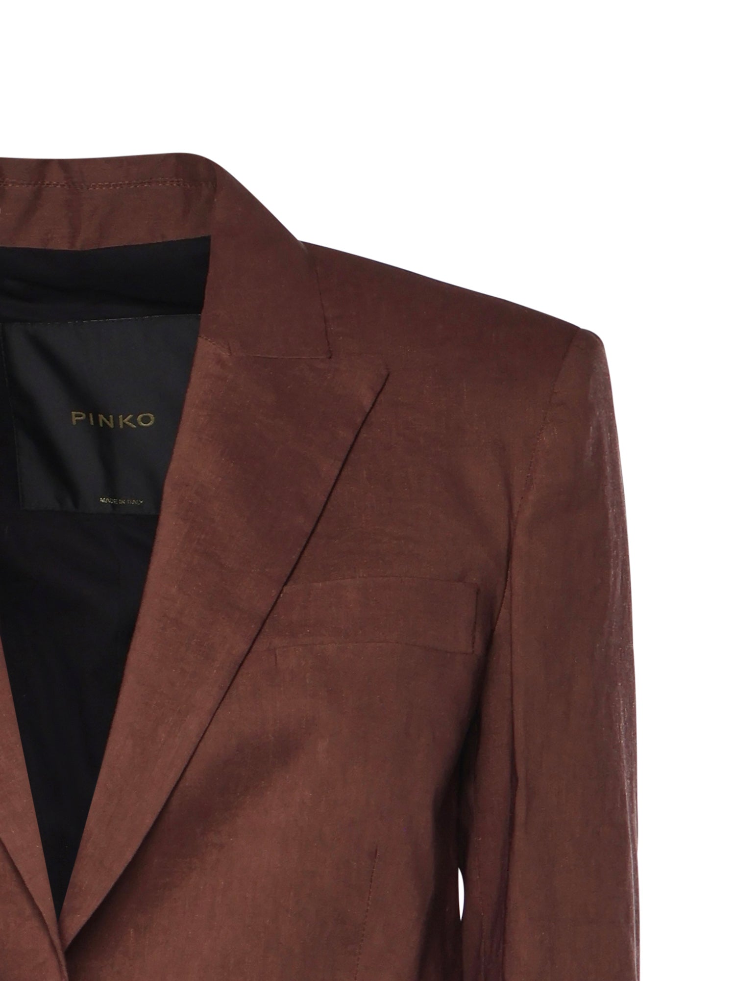 Giacca in misto lino 106597 A34IL78 PINKO 