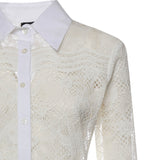 Camicia in tulle e pizzo 106600 A381Z05 PINKO 