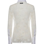 Camicia in tulle e pizzo 106600 A381Z05 PINKO 