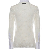 Camicia in tulle e pizzo 106600 A381Z05 PINKO 