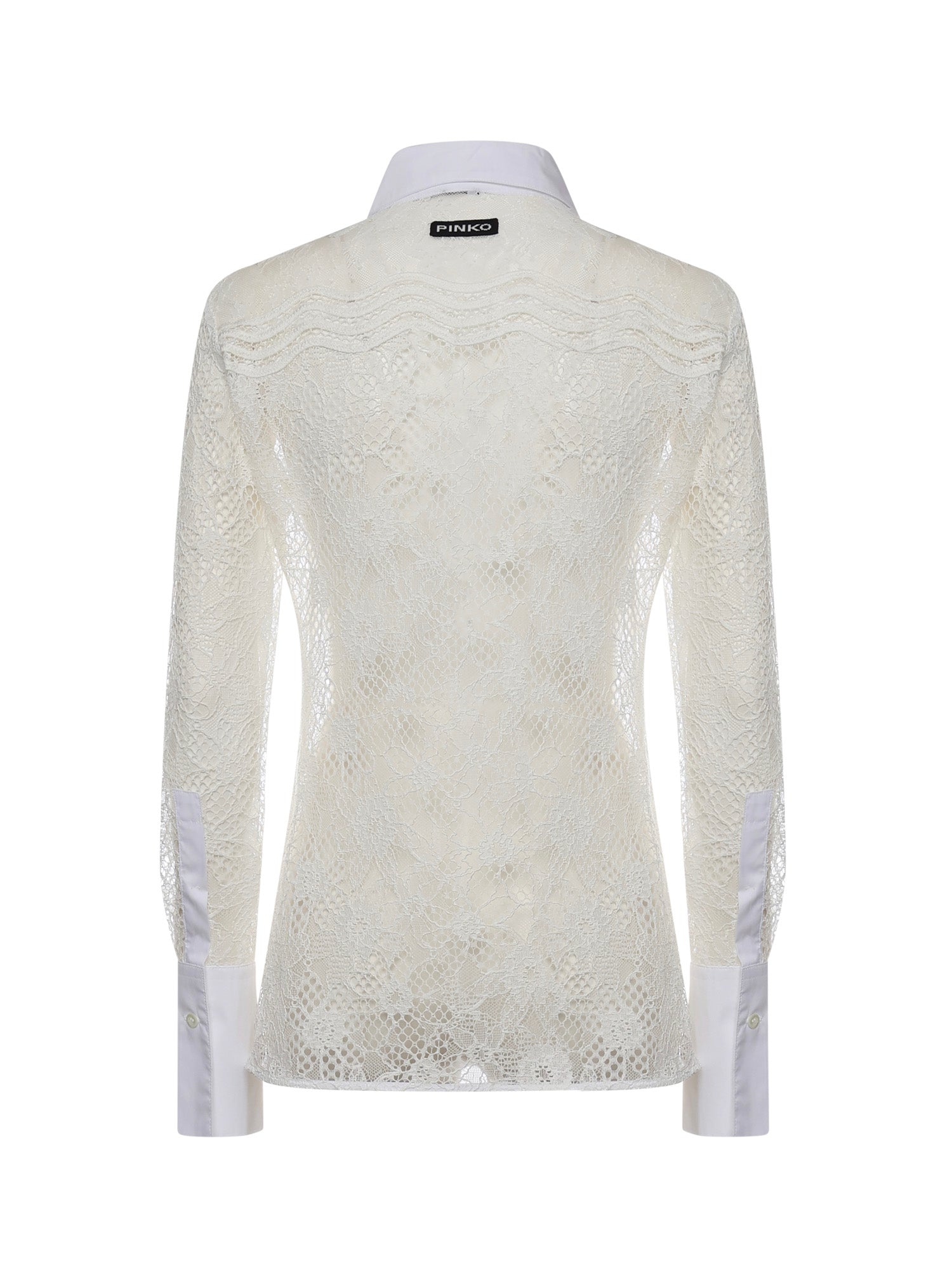 Camicia in tulle e pizzo 106600 A381Z05 PINKO 