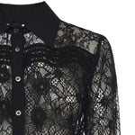 Camicia in tulle e pizzo 106600 A381Z99 PINKO 