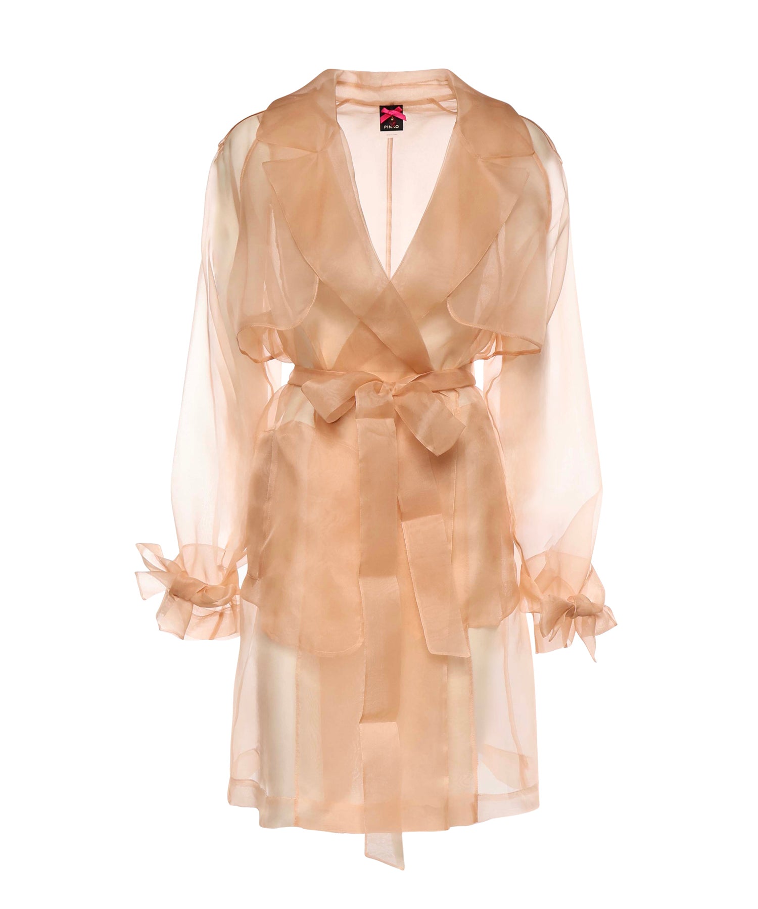 Trench Cocco in organza di seta 106614 A2DJQ35 PINKO 