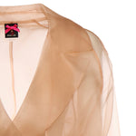 Trench Cocco in organza di seta 106614 A2DJQ35 PINKO 