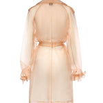 Trench Cocco in organza di seta 106614 A2DJQ35 PINKO 