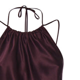 Top in satin 106621 A1Y5R57 PINKO 
