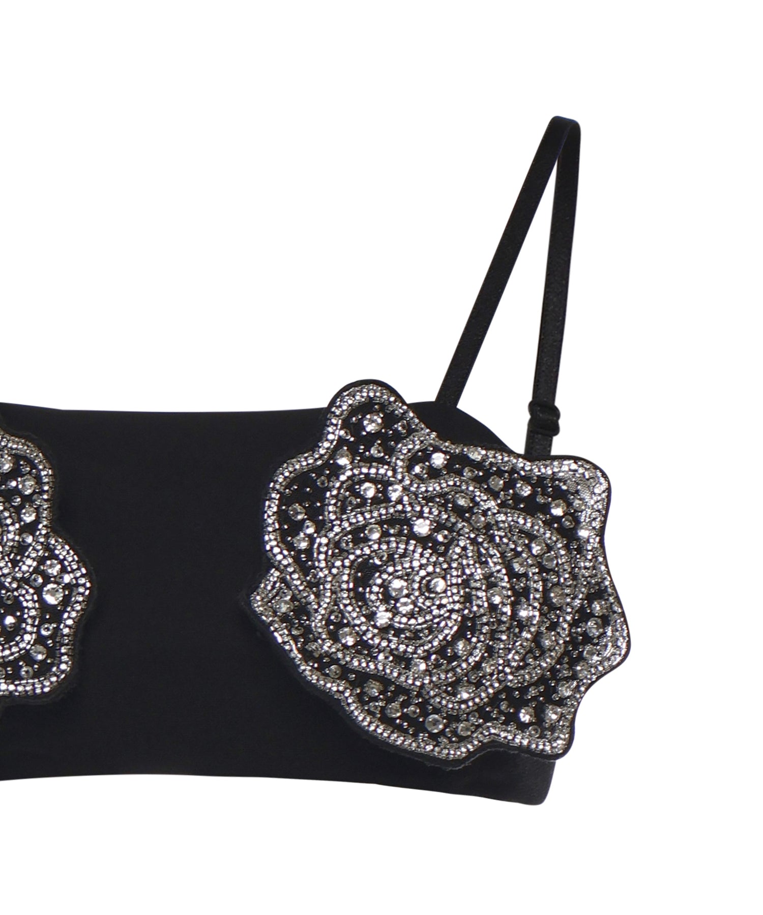 Reggiseno con rose gioiello ricamate 106622 A31PZ99 PINKO 