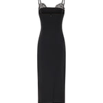Abito midi con ricamo gioiello 106637 A31PZ99 PINKO 